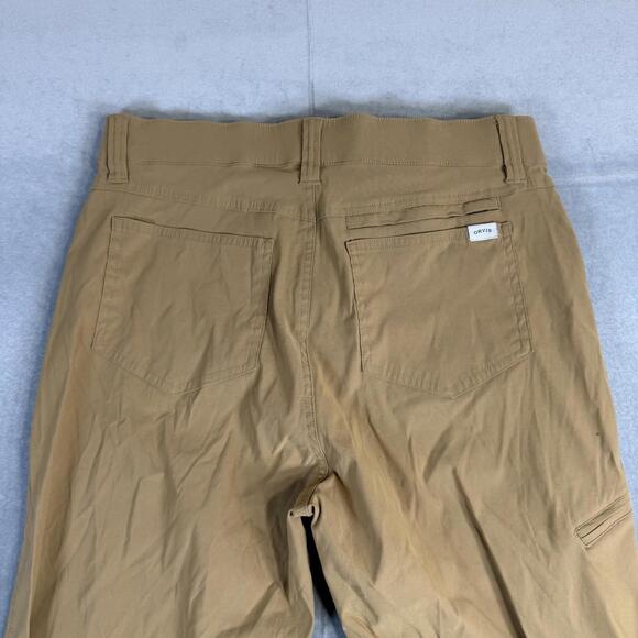 Orvis Tech Pants Mens 32x30 Khaki Trek Quick Dry 5 Pocket Jackson Nylon - Picture 4 of 7